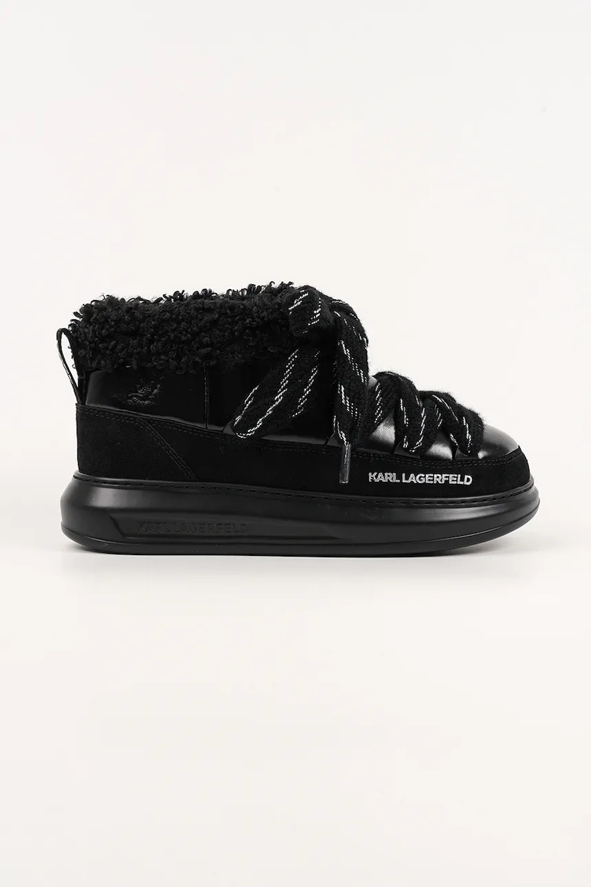 Karl Lagerfeld cizme de iarnă KAPRI KOSI culoarea negru, KL44525