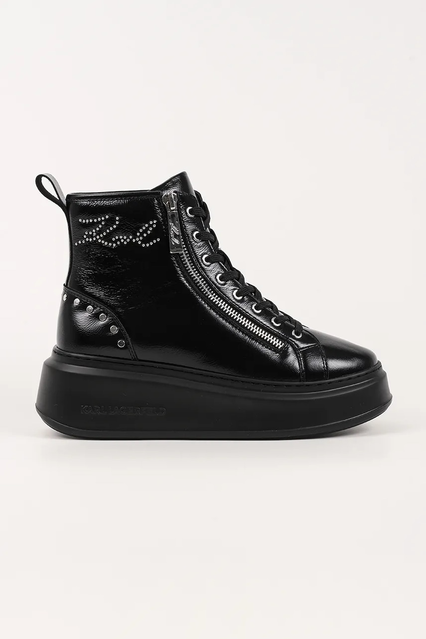 Karl Lagerfeld teniși ANAKAPRI culoarea negru, KL63534