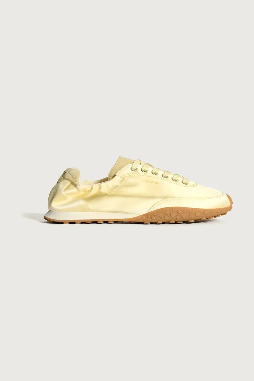 Hoff sneakers BRIDGE SATIN MIMOSA culoarea galben, 22561005