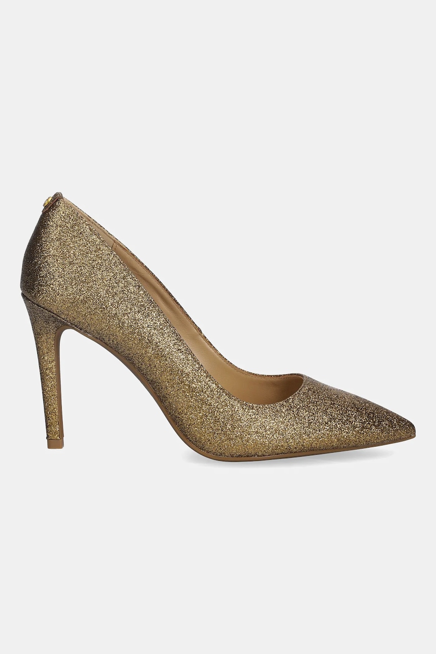 Кожаные туфли MICHAEL Michael Kors Alina цвет золотой 40F5HNHP1M.071 Кожаные туфли MICHAEL Michael Kors Alina цвет золотой 40F5HNHP1M.071