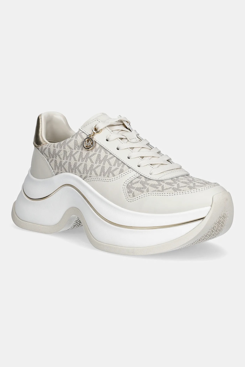 MICHAEL Michael Kors sneakers Arla culoarea bej, 43F5ARFS2L.150