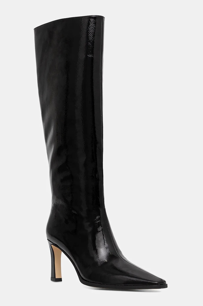 MICHAEL Michael Kors ghete de piele Darrah culoarea negru, cu toc cui, 40F5DRMB5A.001