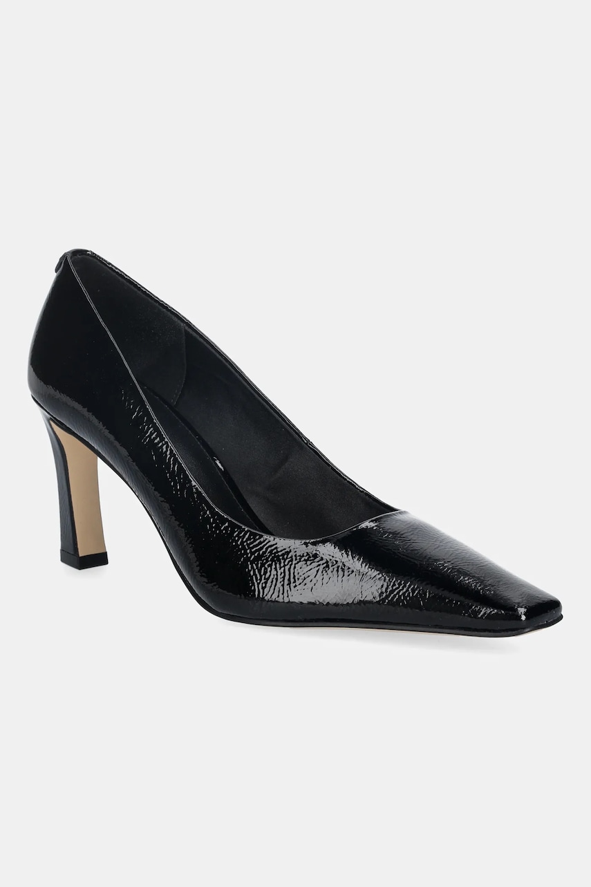 MICHAEL Michael Kors stilettos de piele Darrah culoarea negru, 40F5DRMP1A.001