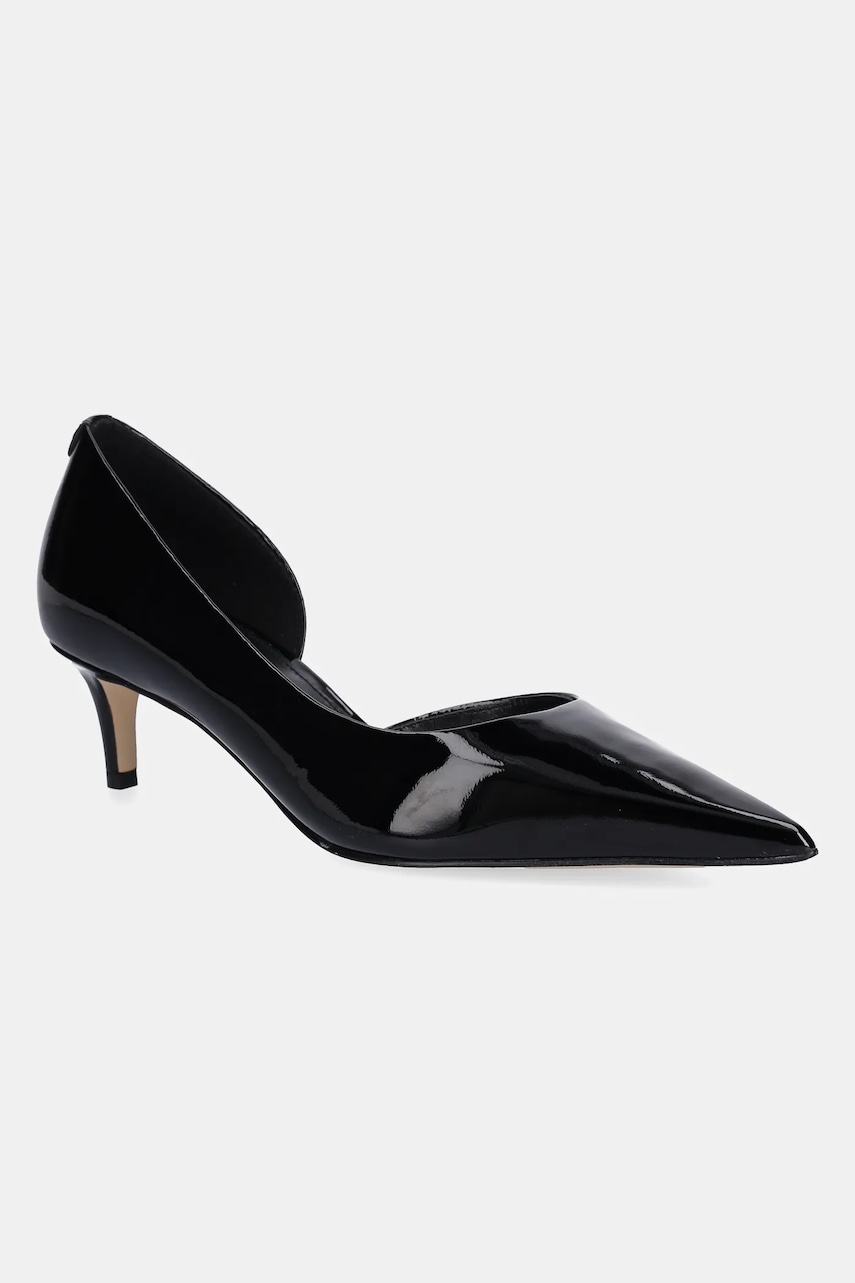 MICHAEL Michael Kors stilettos de piele Elyse culoarea negru, 40F5EYMP1A.001