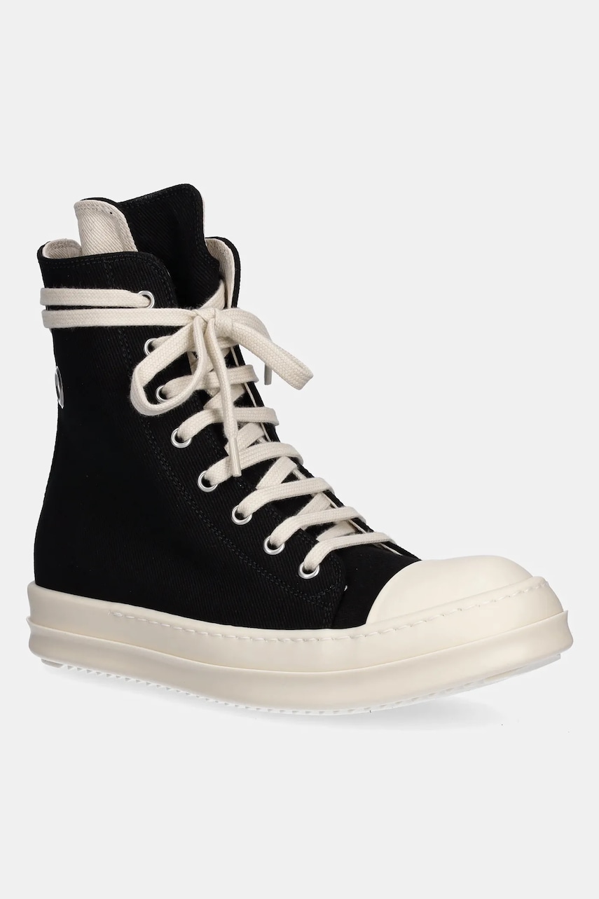 Rick Owens DRKSHDW teniși Sneaks culoarea negru, DS02E7800.DOES1