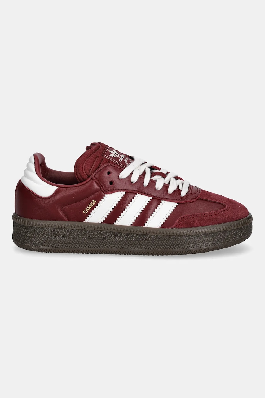 Кроссовки adidas Originals Samba XLG цвет бордовый JR0925