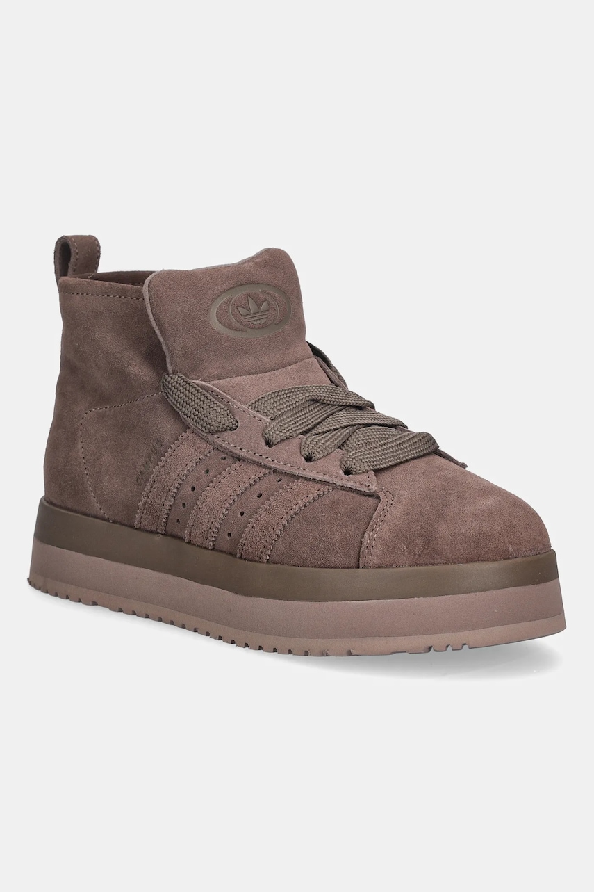 adidas Originals sneakers din piele întoarsă Campus0s WTR MD culoarea maro, JR3736