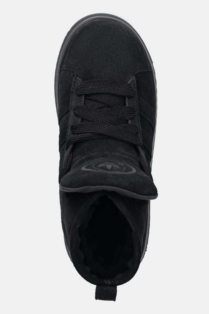 Σουέτ αθλητικά παπούτσια adidas Originals Campus 00s WTR MD χρώμα: μαύρο, JR3737 φωτογραφία