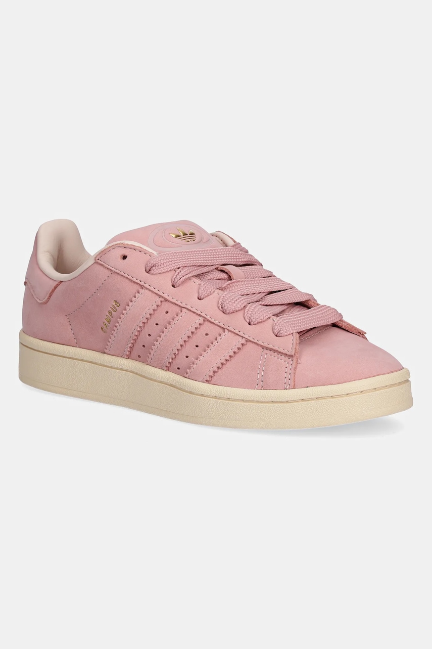 adidas Originals adidași din nubuc Campus0s culoarea roz, JS3776