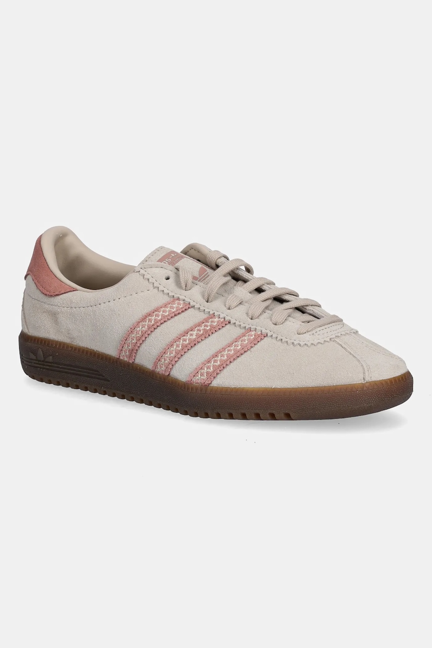 adidas Originals sneakers din piele întoarsă BRMD culoarea bej, JS3967