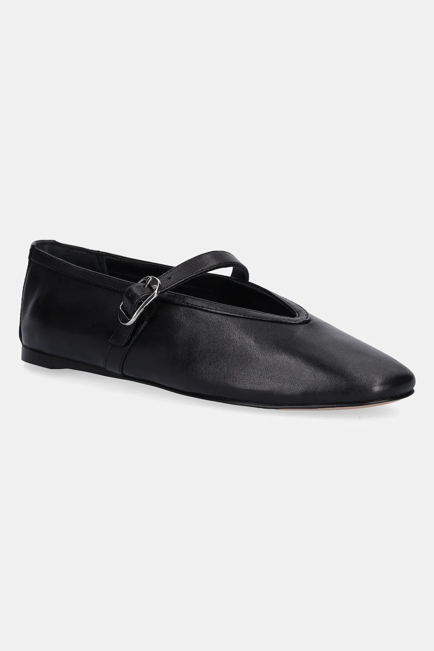 Nokwol balerini de piele Lova culoarea negru, Lova