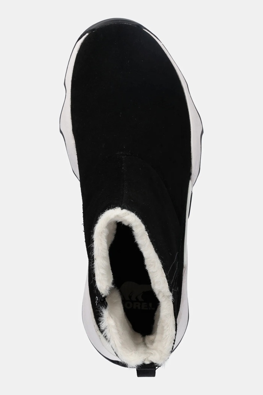 Μπότες χιονιού σουέτ Sorel KINETIC IMPACT SHORT BOOT χρώμα: μαύρο, 2111921010 φωτογραφία