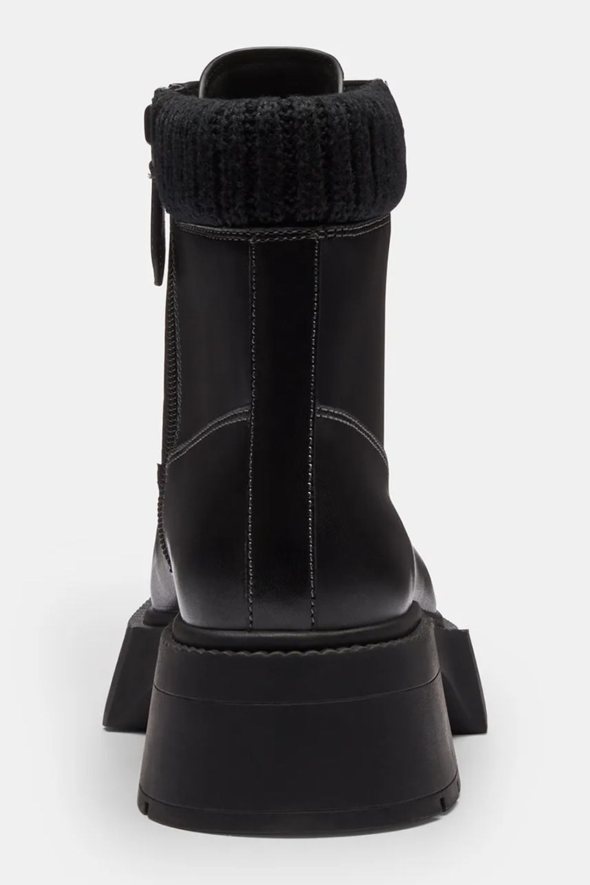 Kožené kotníkové boty Coach Leah Platform (obrázek 4)