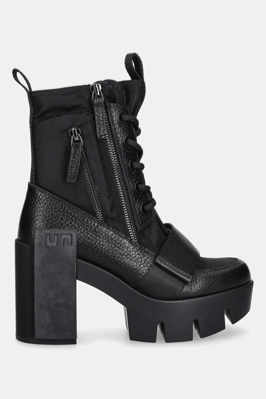 Полусапожки United Nude Grip Combat Mid цвет чёрный каблук кирпичик 1096201165 Полусапожки United Nude Grip Combat Mid цвет чёрный каблук кирпичик 1096201165