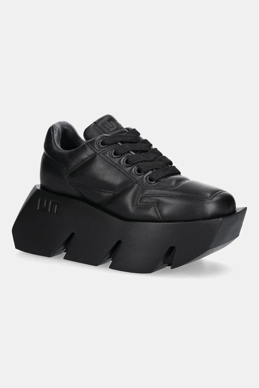 United Nude sneakers din piele Bull Puffy Sneaker culoarea negru, 1096401170