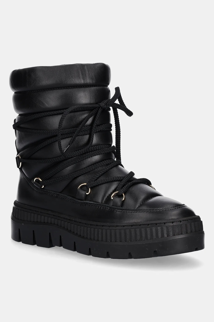 Pollini bocanci de piele culoarea negru, SA24225G0NTE100A