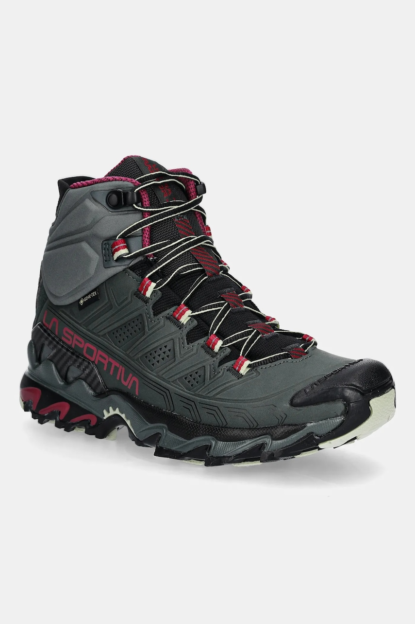 LA Sportiva pantofi Ultra Raptor II Mid Leather GTX culoarea gri, ZFHS097 LA Sportiva pantofi Ultra Raptor II Mid Leather GTX culoarea gri, ZFHS097