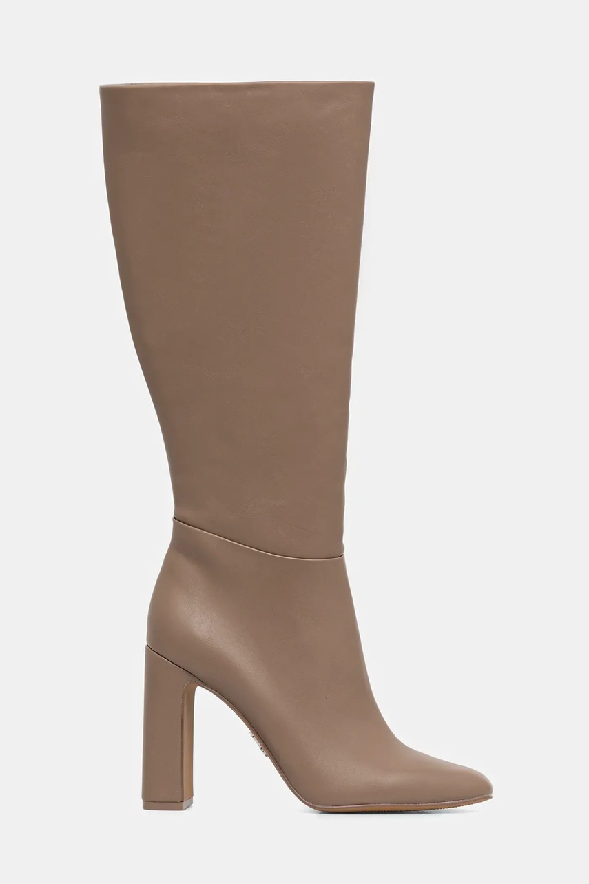 Сапоги Steve Madden Ally цвет бежевый каблук кирпичик 11002627