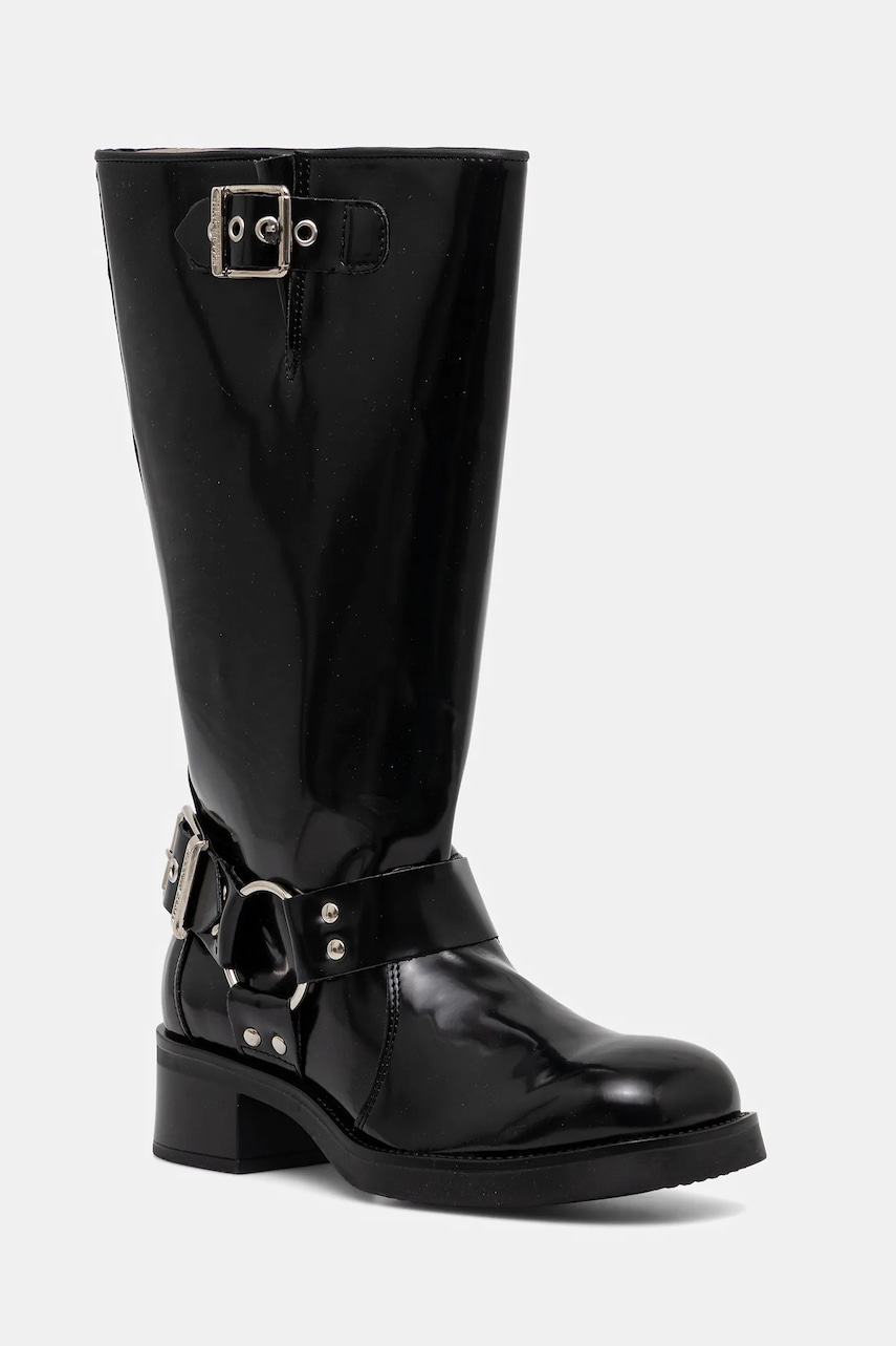 Steve Madden cizme Beau culoarea negru, cu toc plat, 11003069