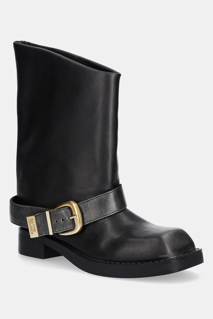 Steve Madden botine Climaxx culoarea negru, cu toc plat, 11004793