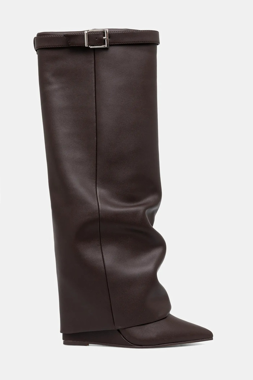 Сапоги Steve Madden Corenne цвет коричневый на платформе 11003418