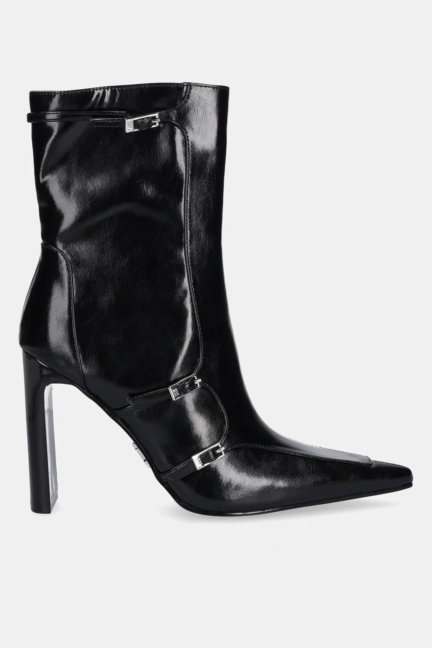 Полусапожки Steve Madden Fastened цвет чёрный каблук кирпичик 11004818