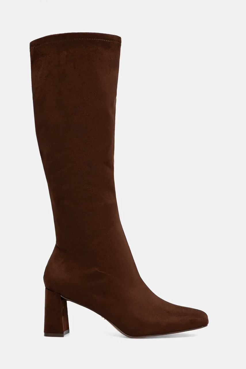 Сапоги Steve Madden Holly цвет коричневый каблук кирпичик 11003501