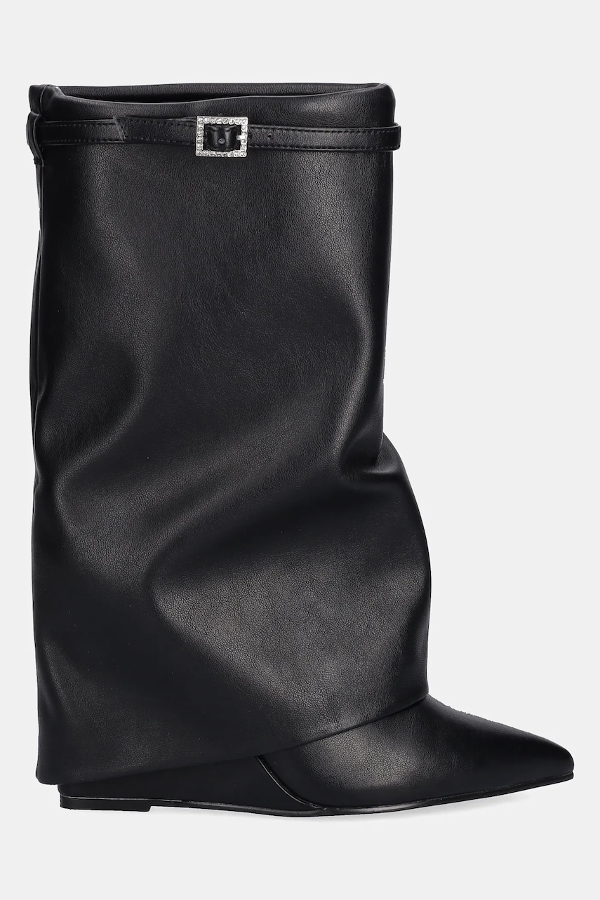 Полусапожки Steve Madden Shocker цвет чёрный на платформе 11002871 Полусапожки Steve Madden Shocker цвет чёрный на платформе 11002871