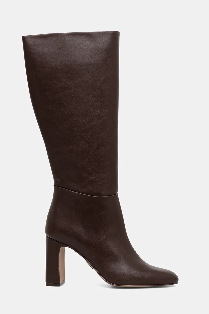 Сапоги Steve Madden Speedway цвет коричневый каблук кирпичик 11003284