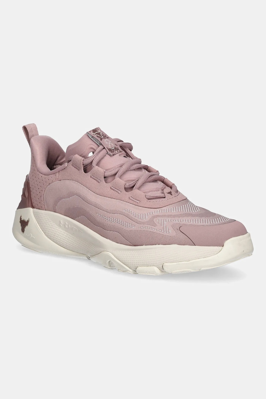 Under Armour pantofi de antrenament Project Rock culoarea roz, 6000756