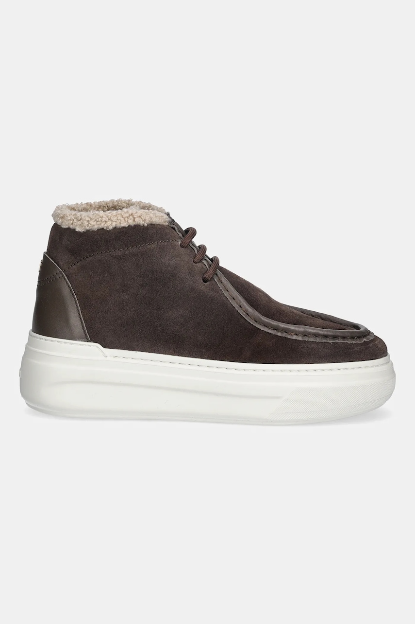 Замшевые сапоги Furla Nuage Paraboot цвет коричневый YK32NUA BX4212 2566S Замшевые сапоги Furla Nuage Paraboot цвет коричневый YK32NUA BX4212 2566S
