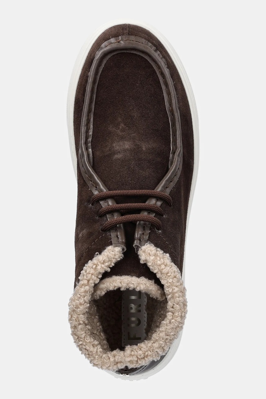 Μπότες χιονιού σουέτ Furla Nuage Paraboot χρώμα: καφέ, YK32NUA BX4212 2566S φωτογραφία