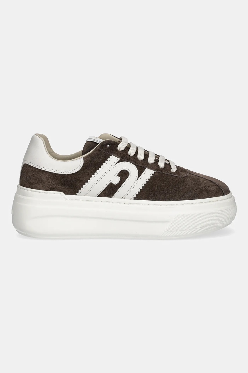 Замшевые кроссовки Furla Nuage Lace-Up цвет зелёный YJ88NUA BX0580 4571S