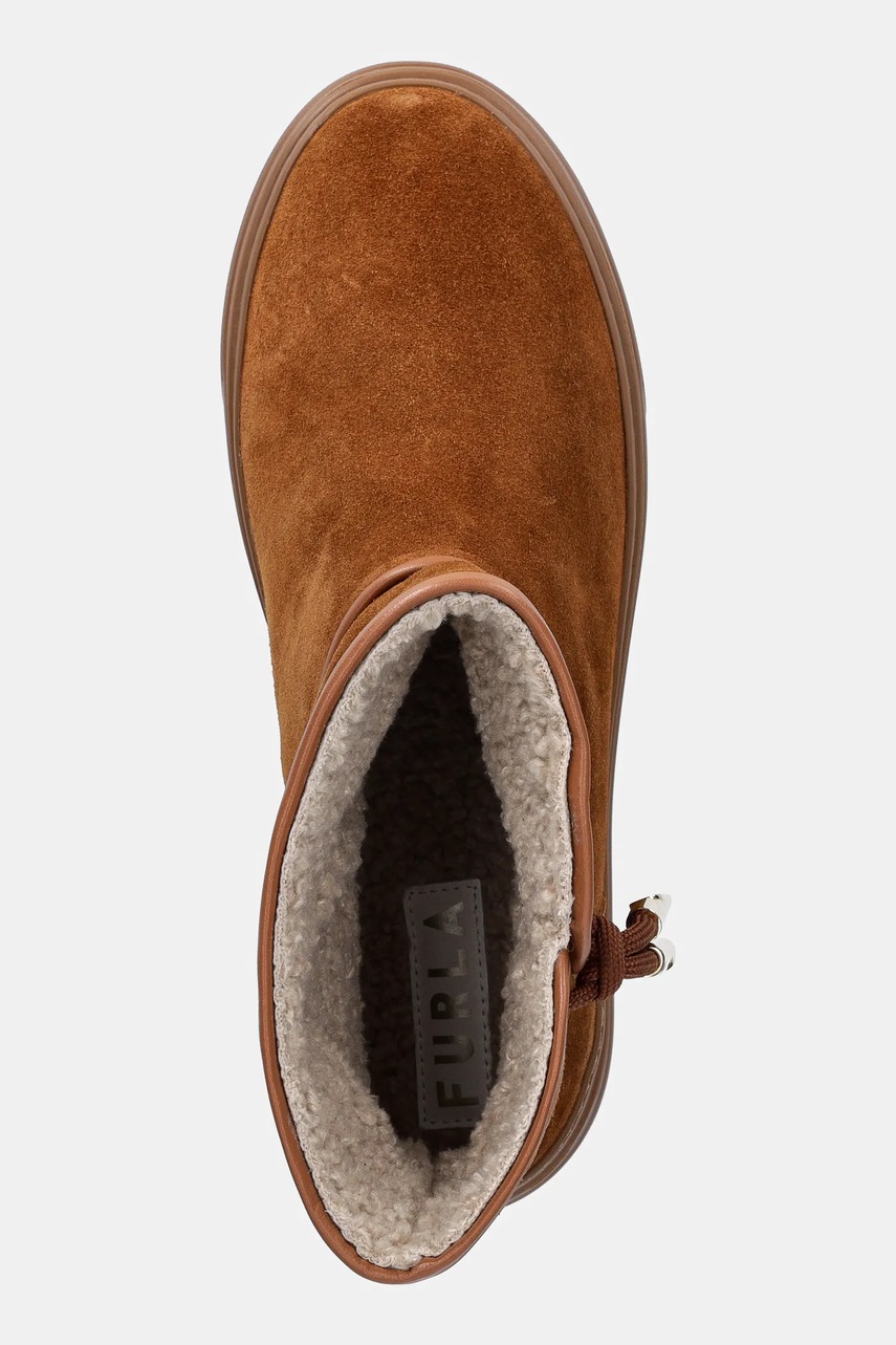 Μπότες χιονιού σουέτ Furla Nuage Snow Boot φωτογραφία