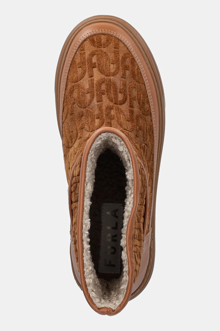 Semišové snehule Furla Nuage Snow Boot