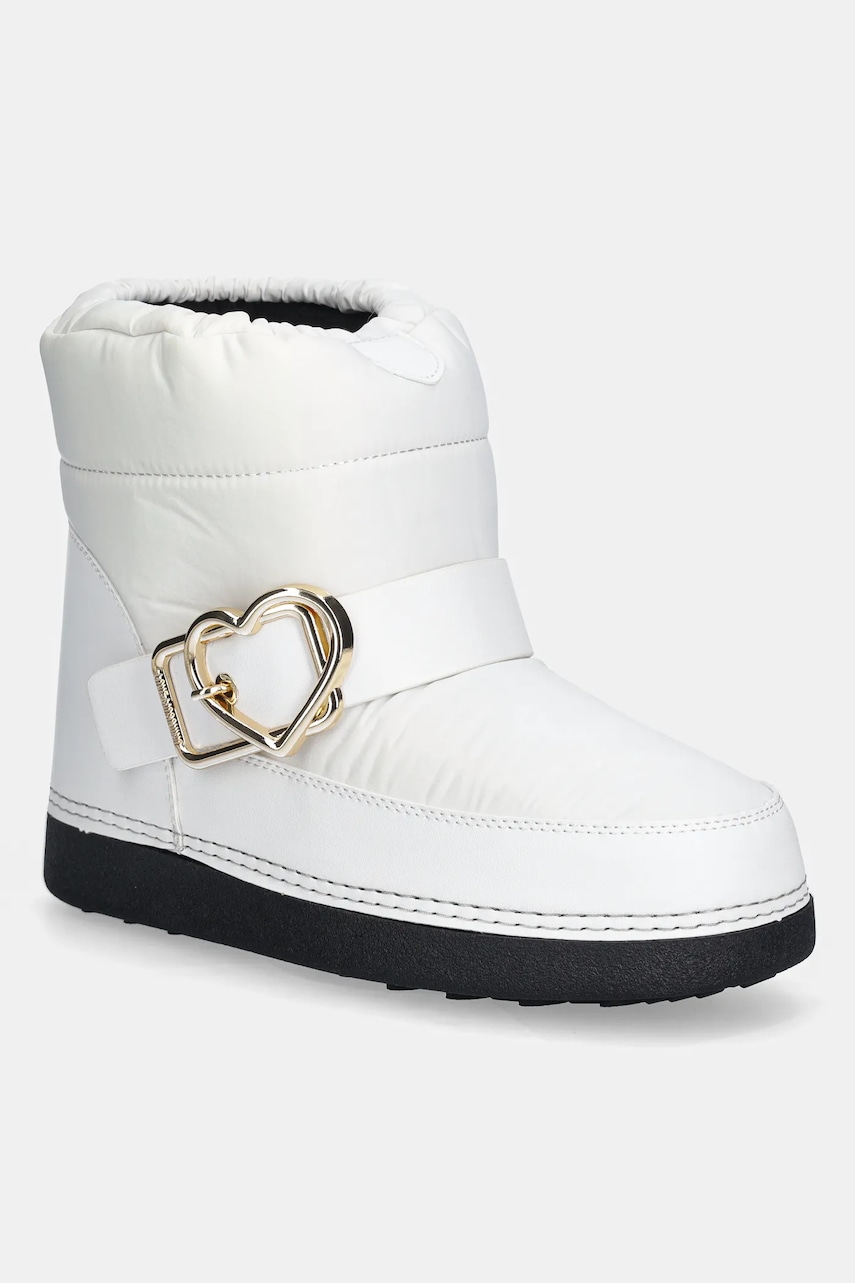 Love Moschino cizme de iarnă culoarea alb, JA24432G0NISK10A