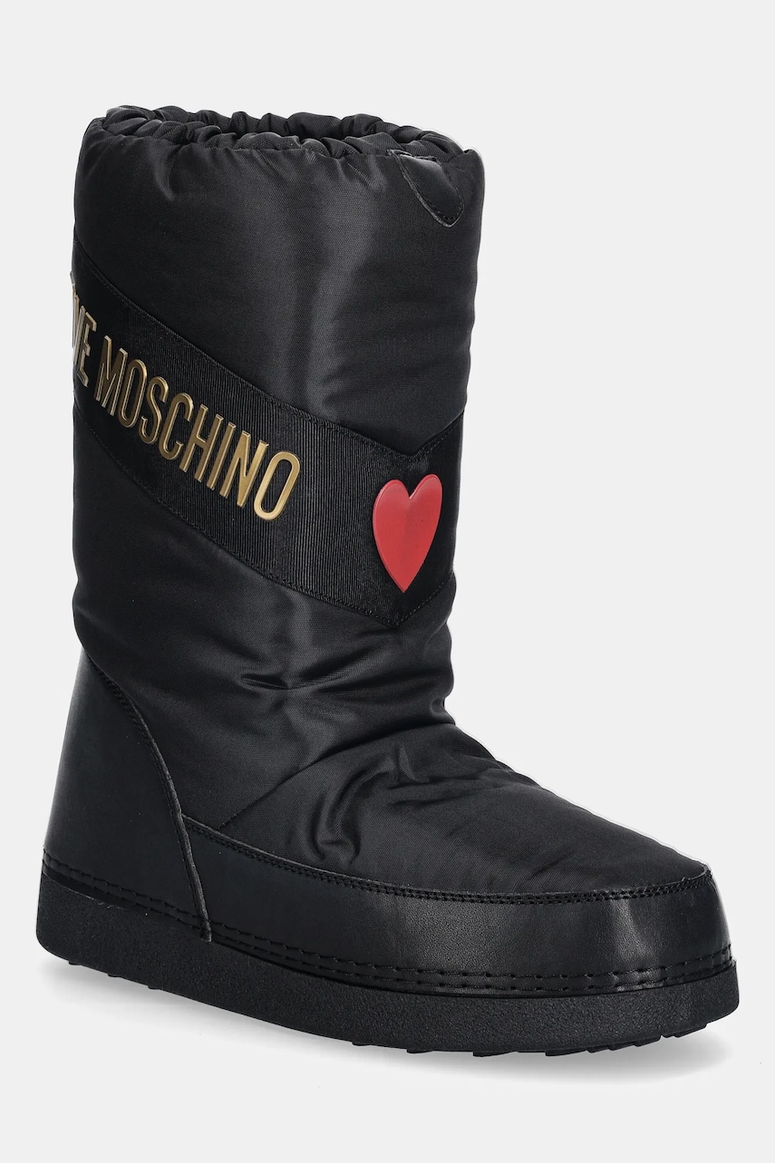 Love Moschino cizme de iarnă culoarea negru, JA24032G0NISY000