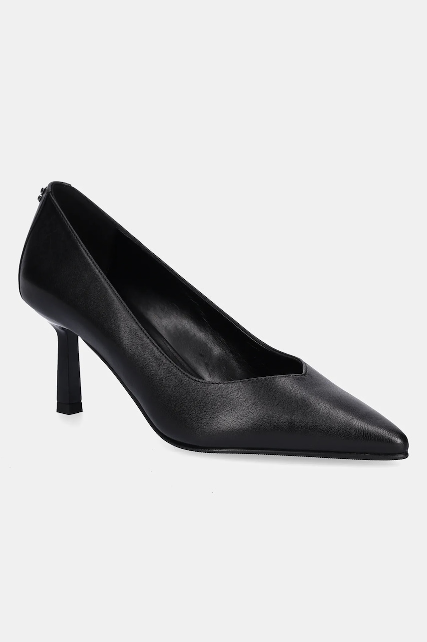 HUGO stilettos de piele Katniss culoarea negru, 50552669