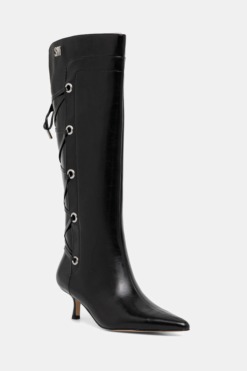 Steve Madden cizme Ballpark culoarea negru, toc mic, 11005048