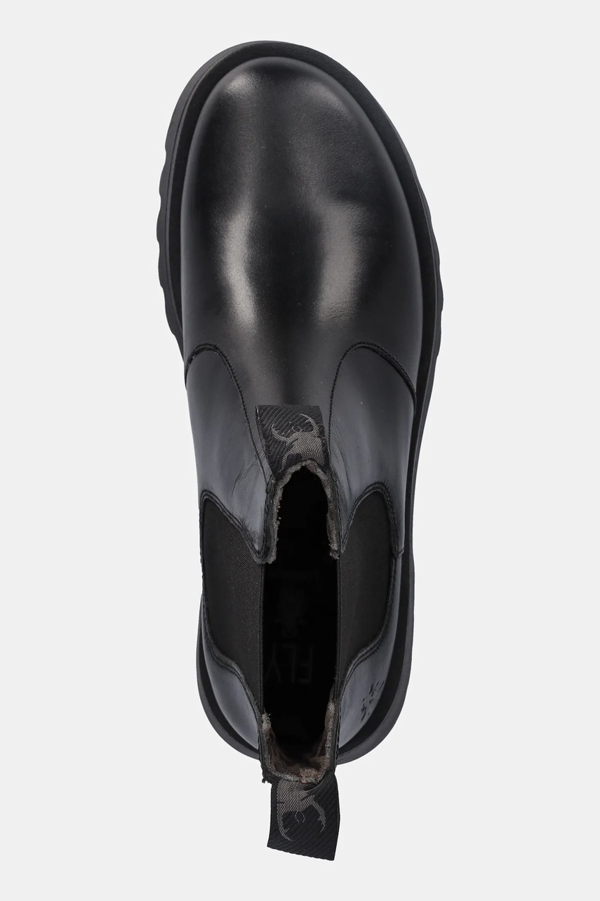 Δερμάτινες μπότες τσέλσι Fly London MEDI789FLY γυναικείες, χρώμα: μαύρο, P144789000 φωτογραφία