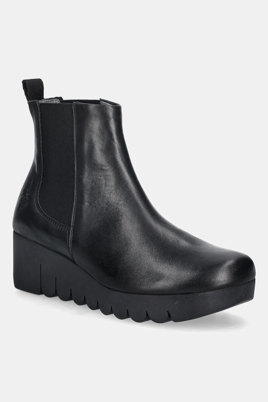 Fly London cizme VAZE177FLY culoarea negru, toc pana, P145177000