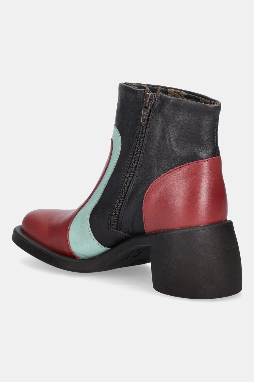 Δερμάτινες μπότες Fly London HEWI304FLY γυναικείες, χρώμα: μαύρο, P145304003 φωτογραφία