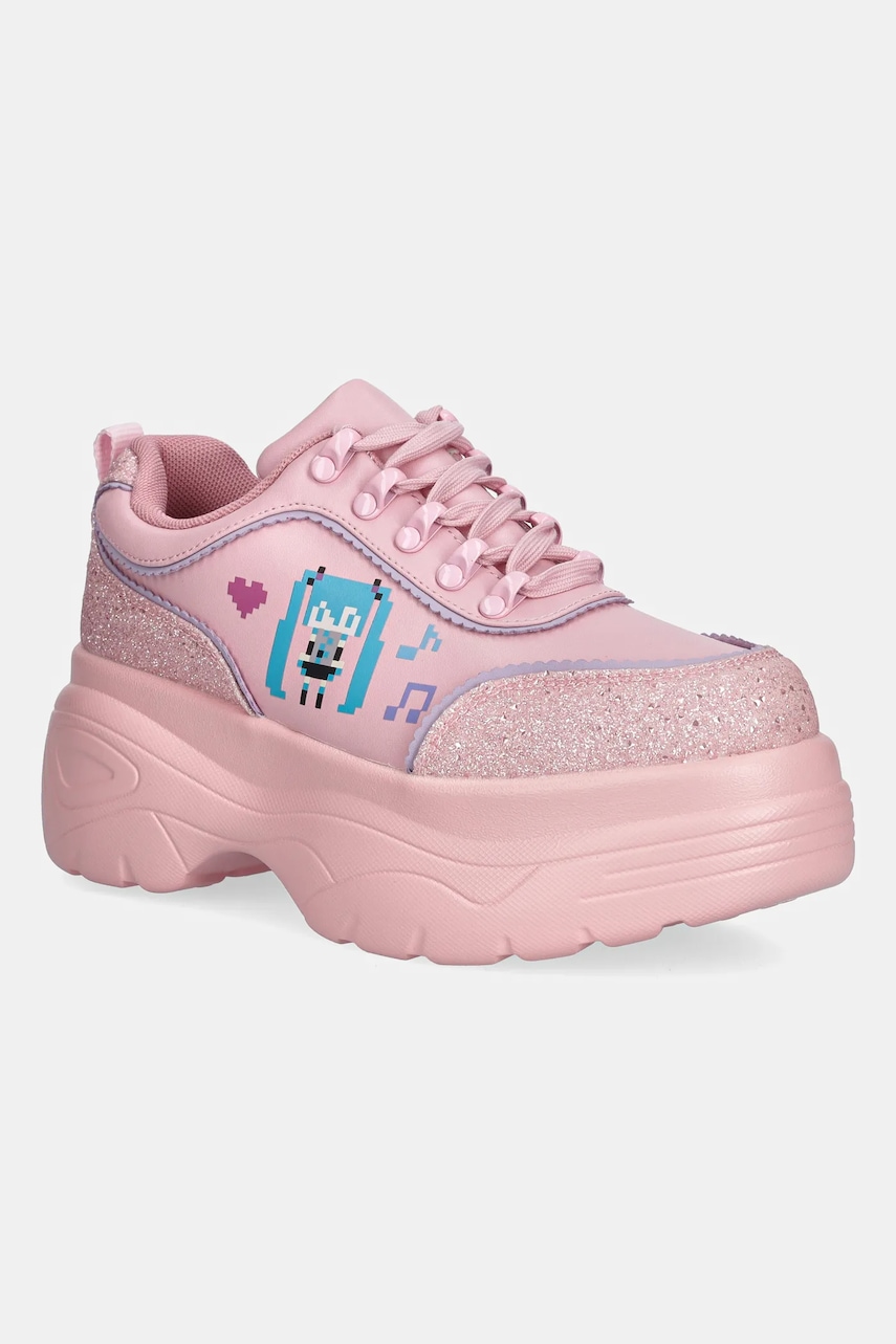 Koi Footwear sneakers JJ31 Virtual Diva x Hatsune Miku culoarea roz, JJ31