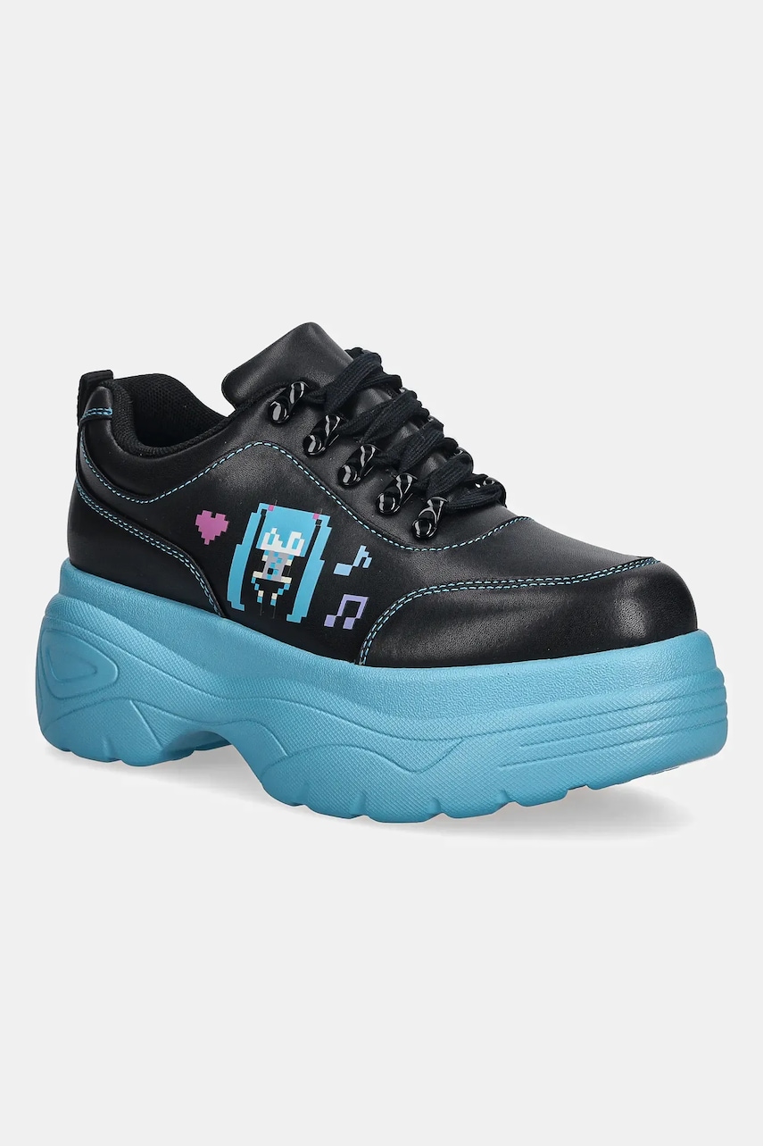 Koi Footwear sneakers JJ30 Virtual Diva x Hatsune Miku culoarea negru, JJ30