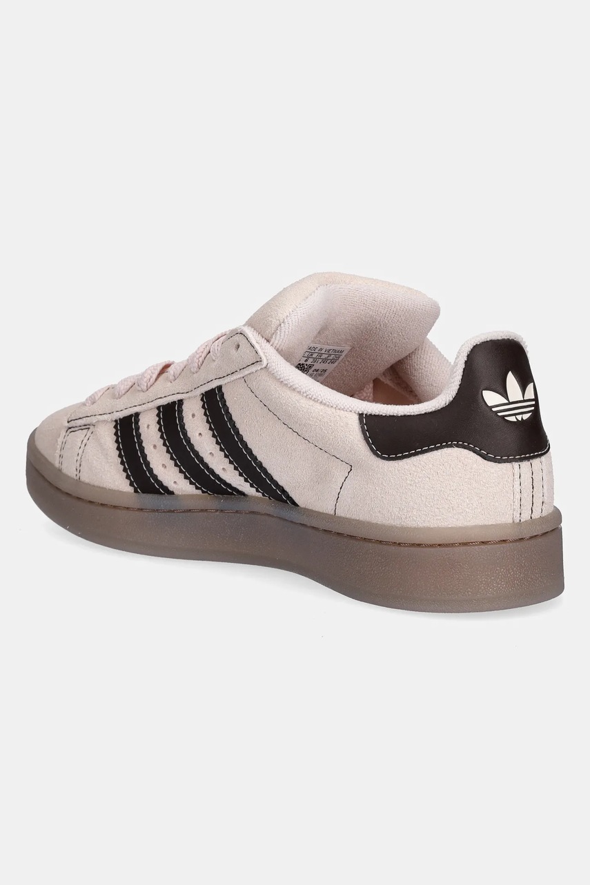 Σουέτ αθλητικά παπούτσια adidas Originals Campus 00s χρώμα: μπεζ, JQ4370 φωτογραφία