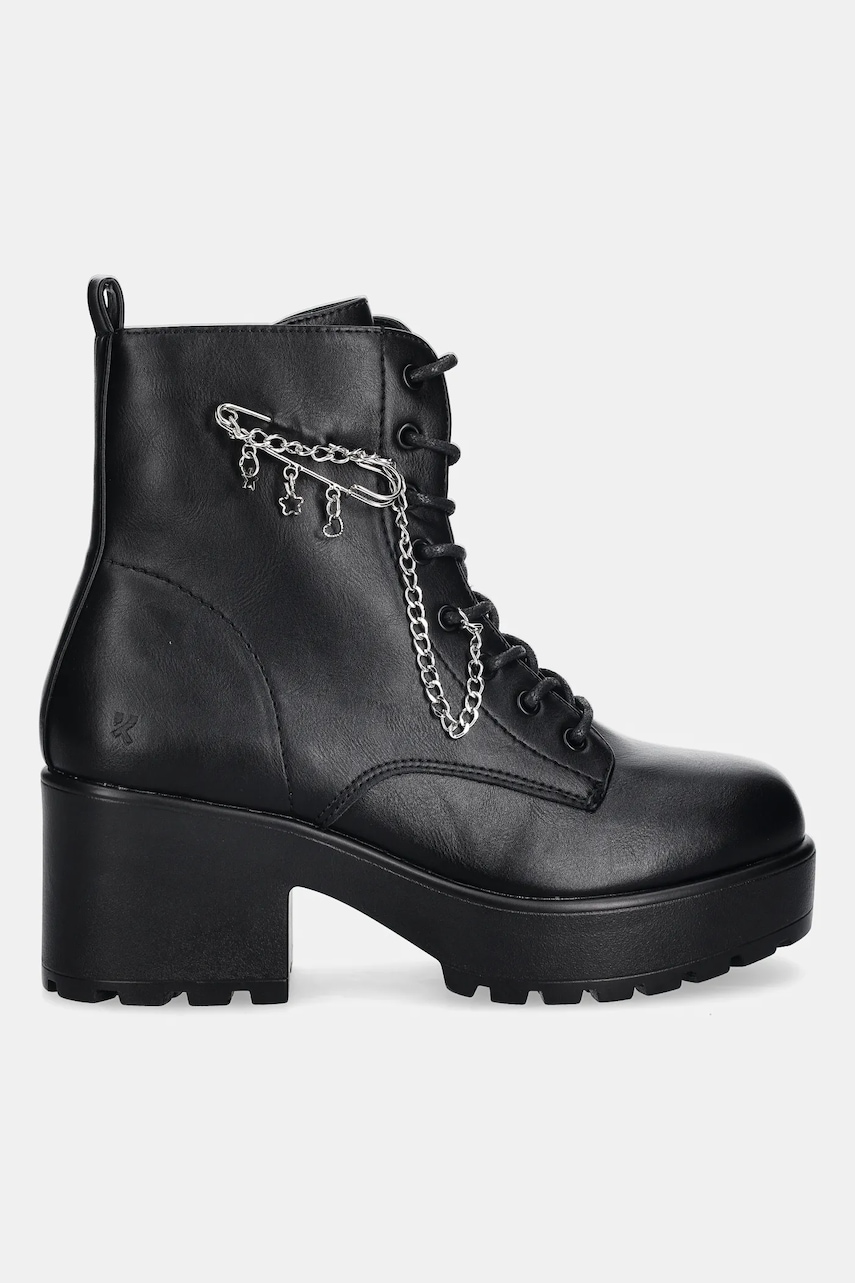 Полусапожки Koi Footwear цвет чёрный каблук кирпичик Salvius Полусапожки Koi Footwear цвет чёрный каблук кирпичик Salvius