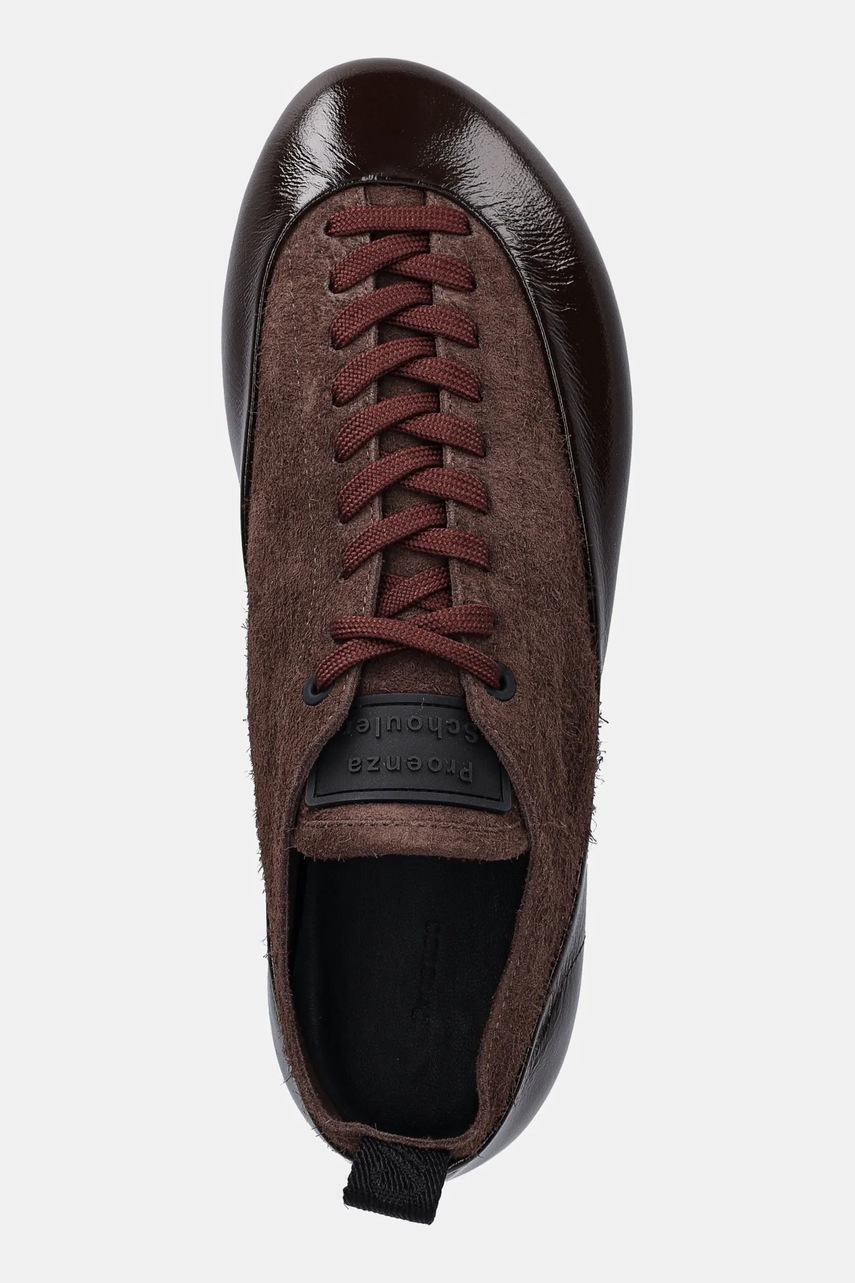 Δερμάτινα αθλητικά παπούτσια Proenza Schouler Arcadia χρώμα: καφέ, SH253071 φωτογραφία