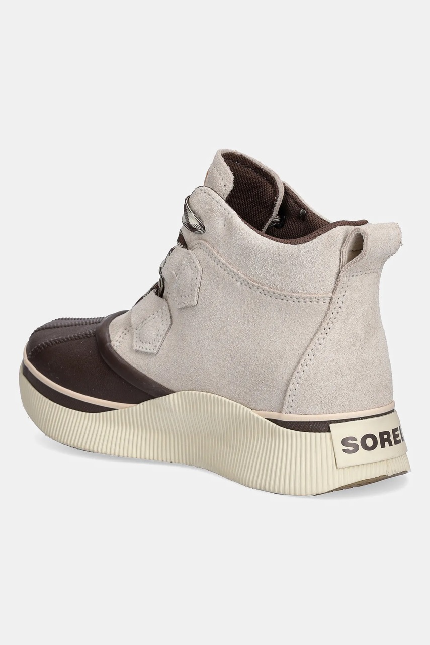Μπότες χιονιού σουέτ Sorel NL5153102 OUT N ABOUT χρώμα: μπεζ, 2088161102 φωτογραφία