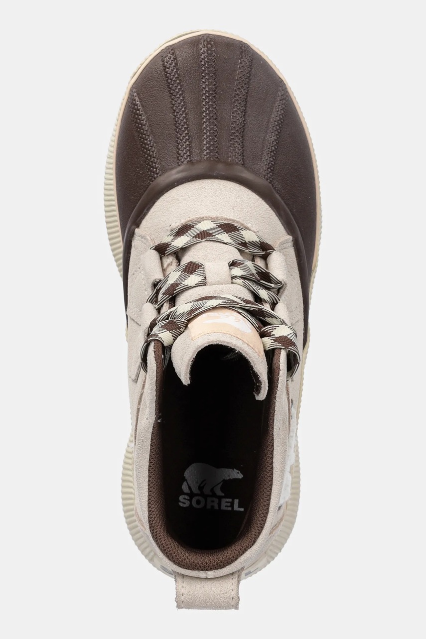 Μπότες χιονιού σουέτ Sorel NL5153102 OUT N ABOUT χρώμα: μπεζ, 2088161102 φωτογραφία