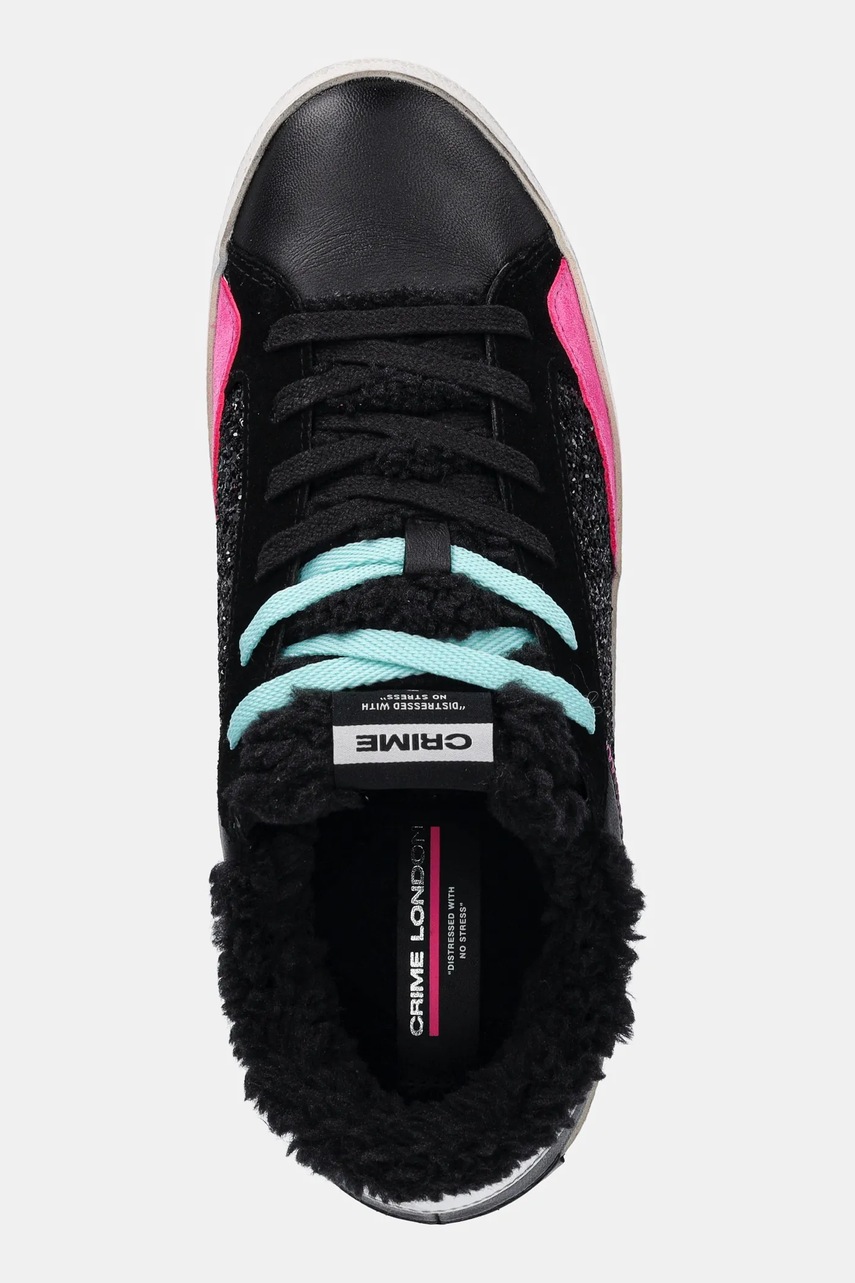 Αθλητικά Crime London DISTRESSED χρώμα: μαύρο, 21004AA7 φωτογραφία